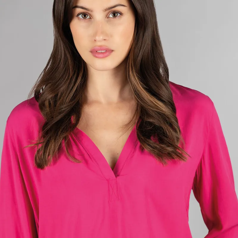 Schoffel Chloe Blouse - Fuchsia-2