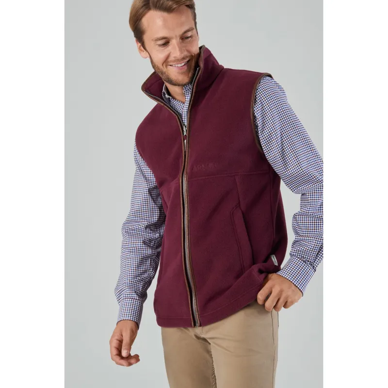 Schoffel Mens Oakham Fleece Gilet Fig-1