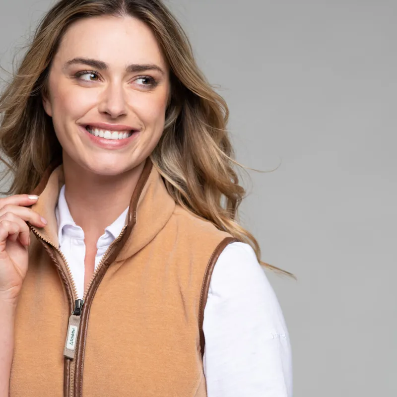 Schoffel Ladies Lyndon Gilet - Camel-2