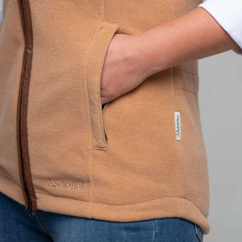 Schoffel Ladies Lyndon Gilet - Camel-3