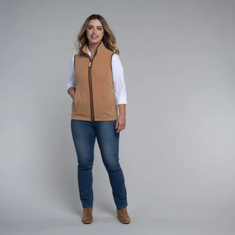 Schoffel Ladies Lyndon Gilet - Camel-5