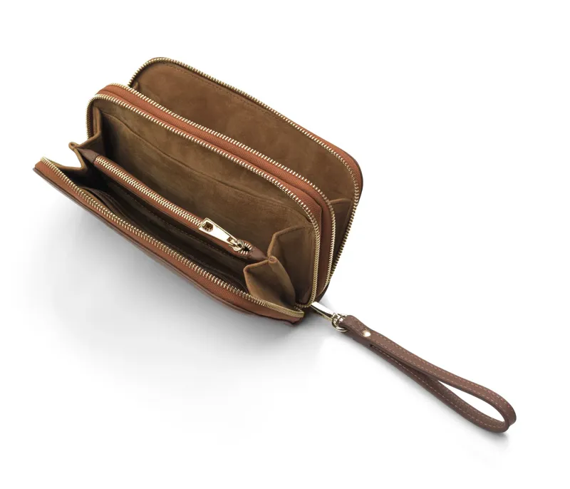 Fairfax and Favor Winchester Travel Wallet Tan-1