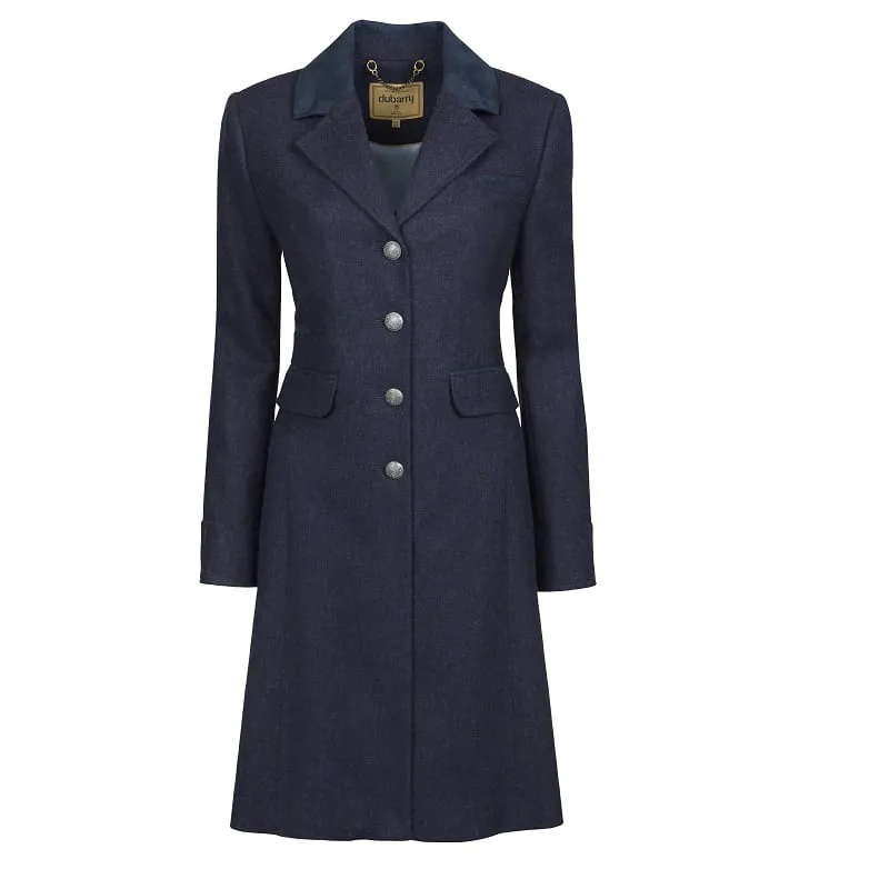 Dubarry Ladies Blackthorn Tweed Coat - Navy