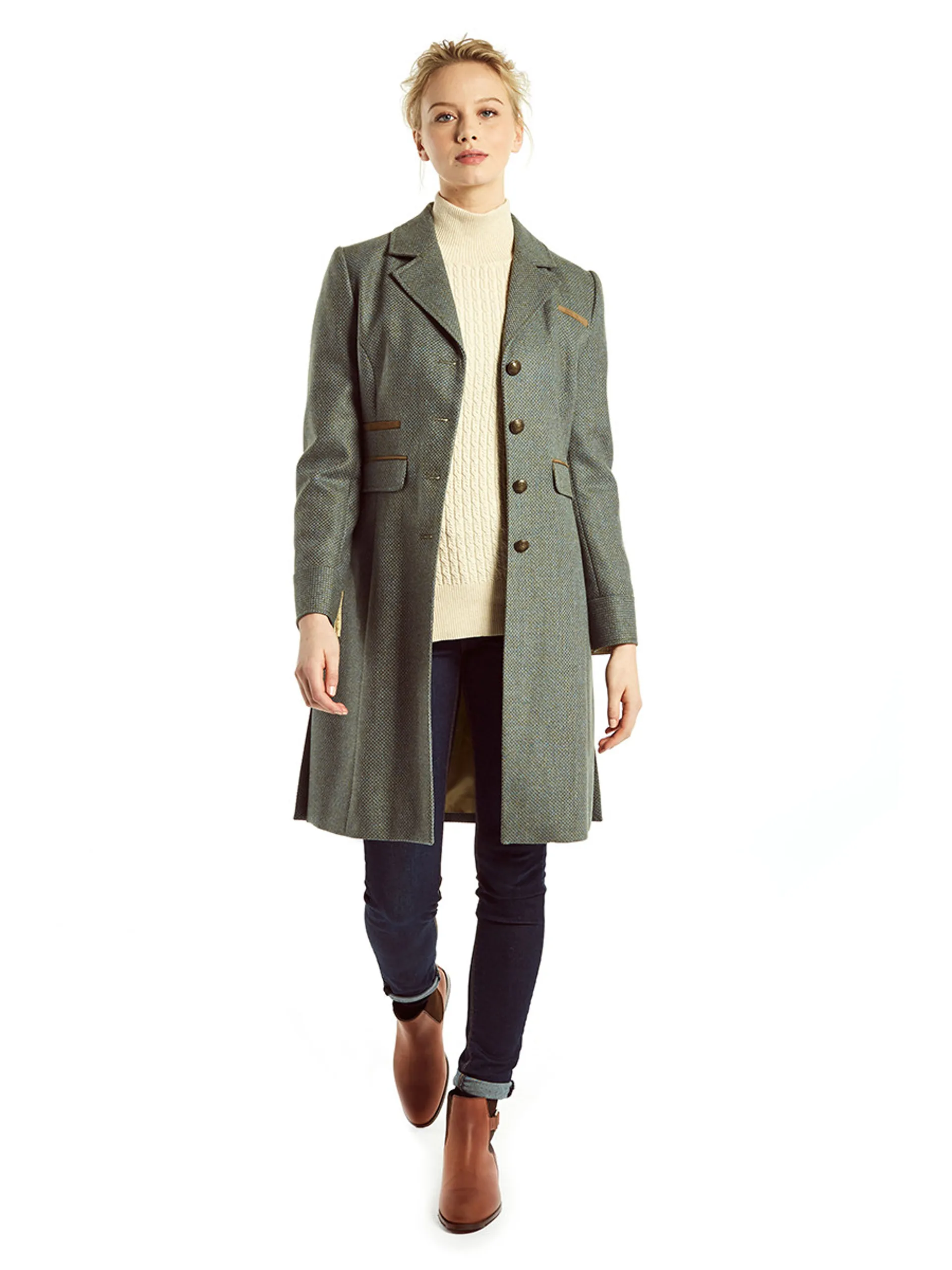 Dubarry Ladies Blackthorn Tweed Coat Rowan