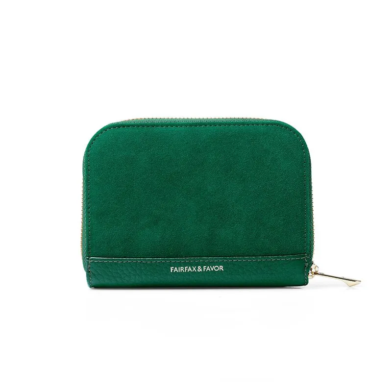 Fairfax and Favor Mini Salisbury Purse - Emerald Green-3