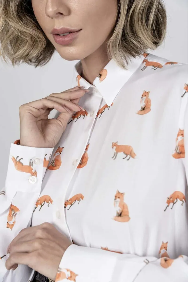 Hartwell Lydia Shirt - Foxes-1