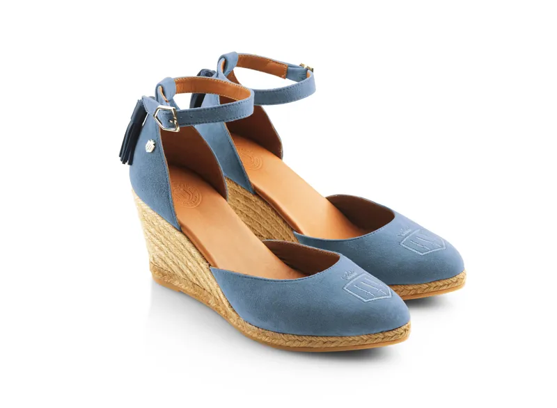 Fairfax and Favor Monaco Wedge - Cornflower Blue