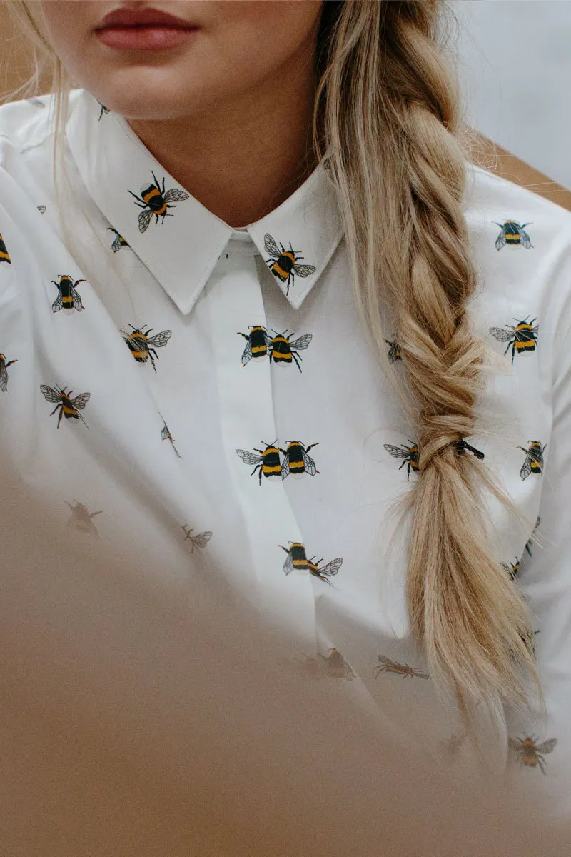 Gibson and Birkbeck Ladies Bumble Bee Long Sleeve Shirt-2