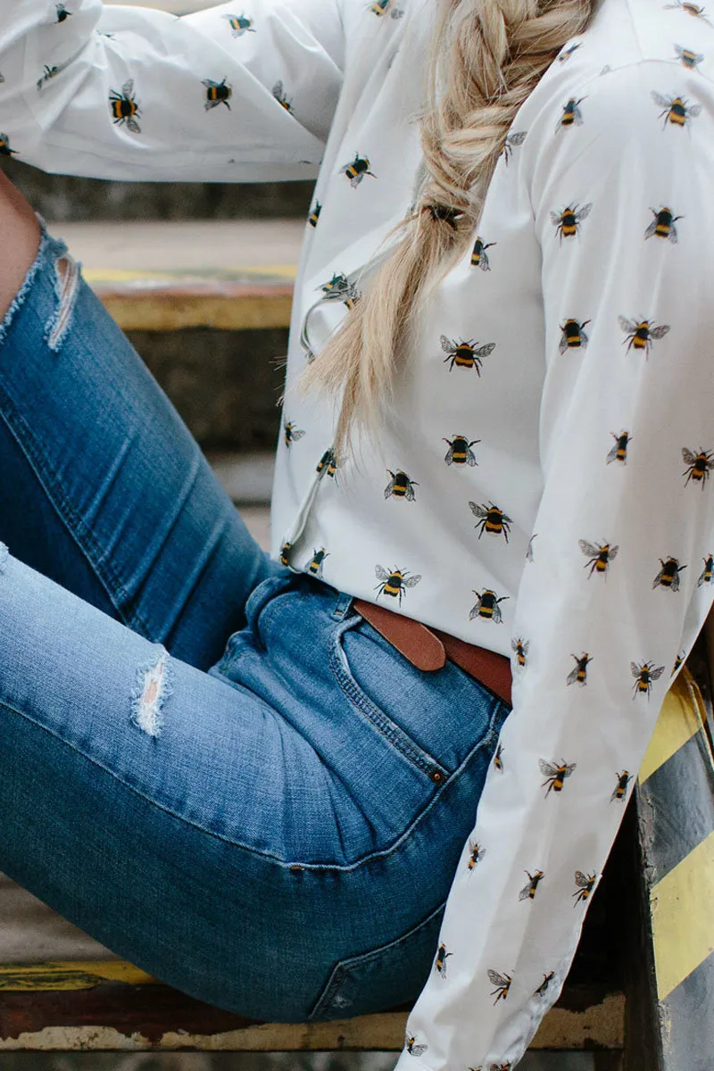 Gibson and Birkbeck Ladies Bumble Bee Long Sleeve Shirt