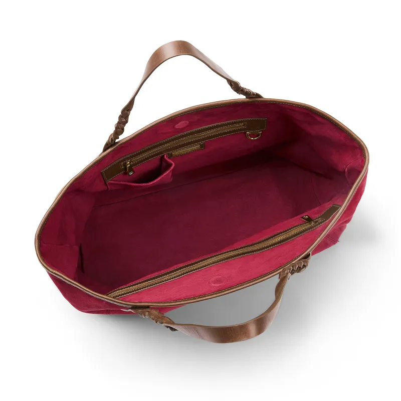 Fairfax and Favor Burford Tote Bag Raspberry-2