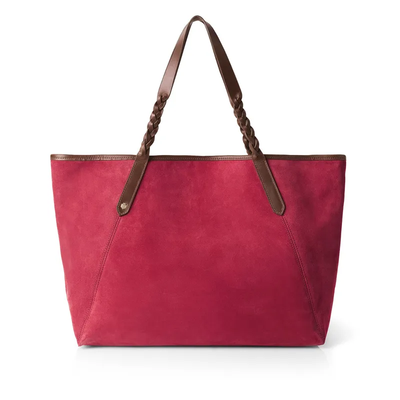 Fairfax and Favor Burford Tote Bag Raspberry-1