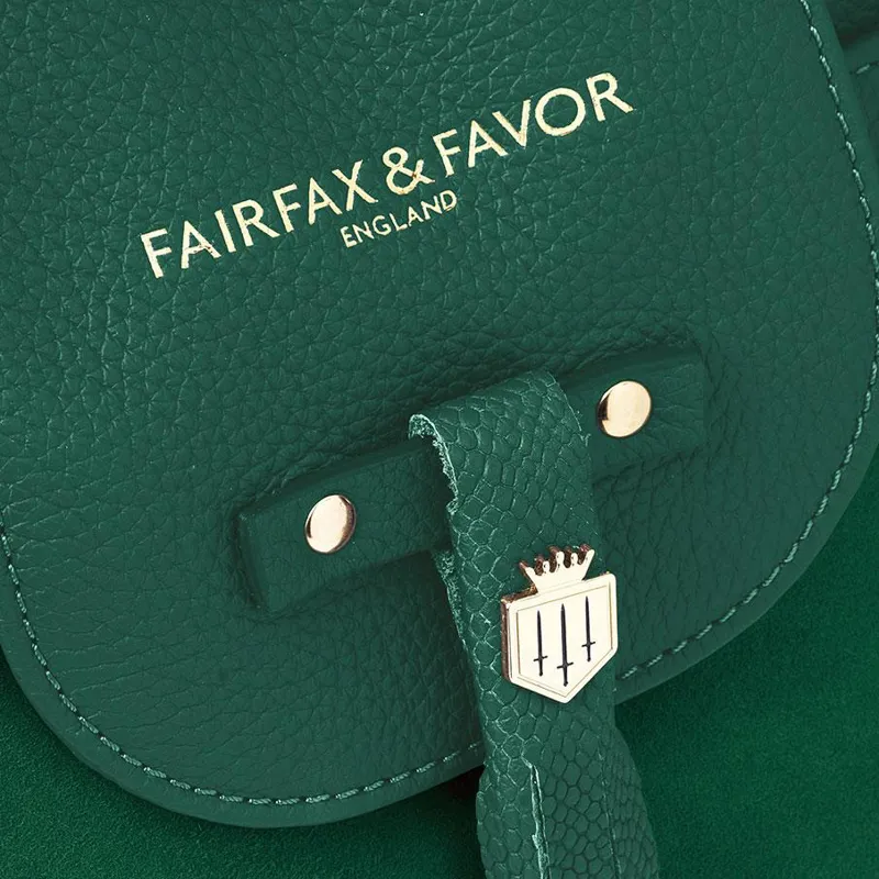 Fairfax and Favor Windsor Bag - Emerald Green-2