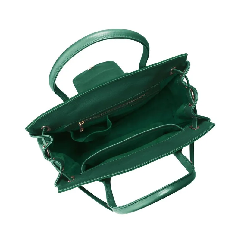 Fairfax and Favor Windsor Bag - Emerald Green-3