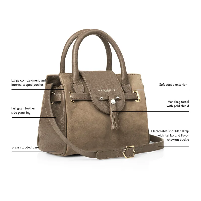Fairfax and Favor Mini Windsor Bag - Taupe-7