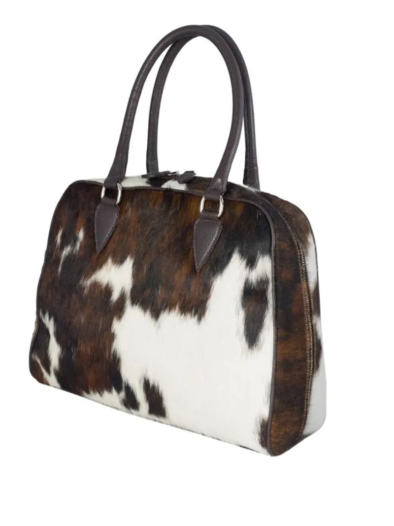 Fioriblu Mimosa Bag Brown Cow Print