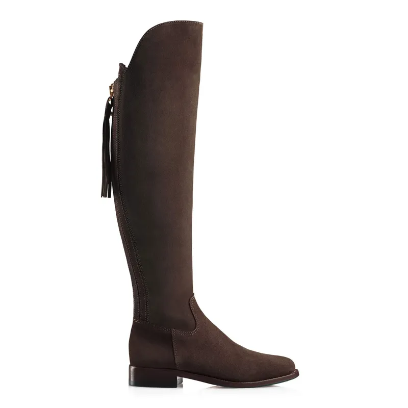 Fairfaxand Favor Flat Amira Boot Chocolate