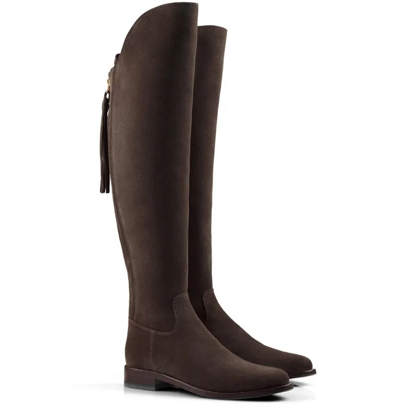 Fairfaxand Favor Flat Amira Boot Chocolate-2