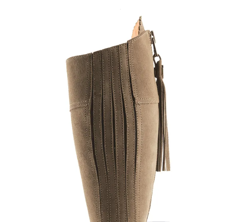 Fairfax and Favor Flat Regina Boot - Taupe-2