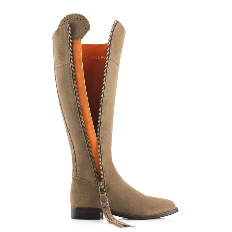 Fairfax and Favor Flat Regina Boot - Taupe-3