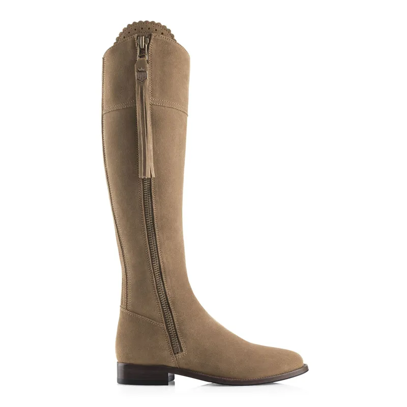 Fairfax and Favor Flat Regina Boot - Taupe-4