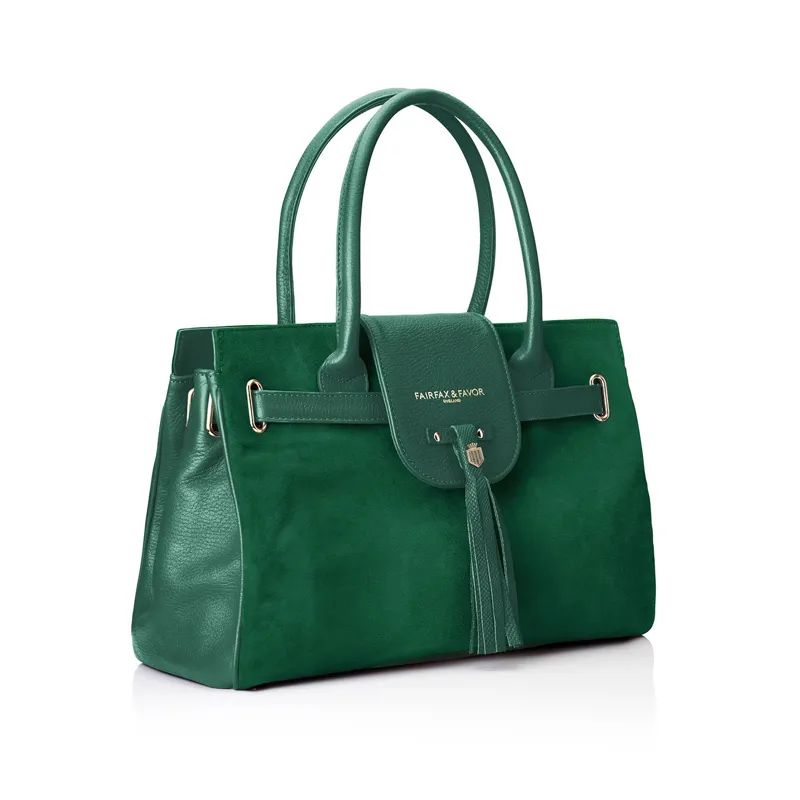 Fairfax and Favor Windsor Bag - Emerald Green-4