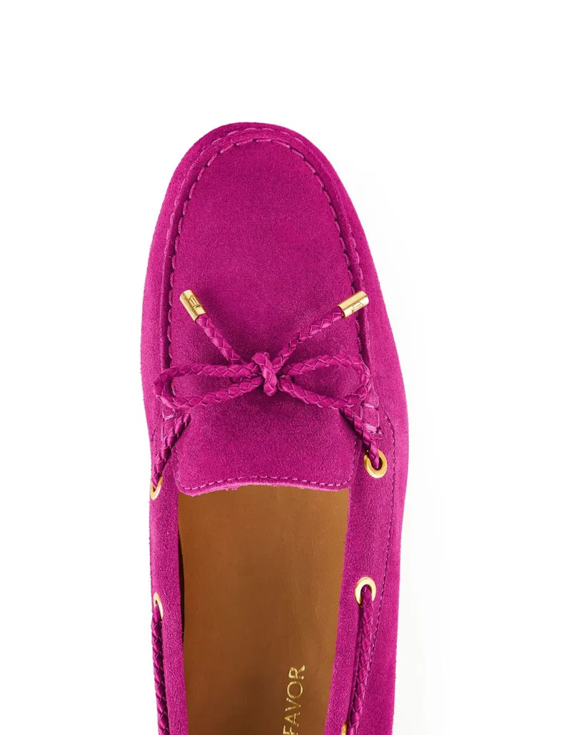 Fairfax and Favor Henley Shoe - Fuchsia-4