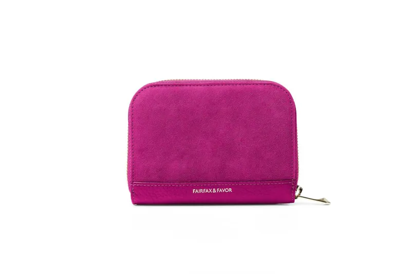 Fairfax and Favor Mini Salisbury Purse - Fuchsia-1