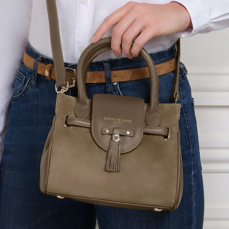 Fairfax and Favor Mini Windsor Bag - Taupe-5