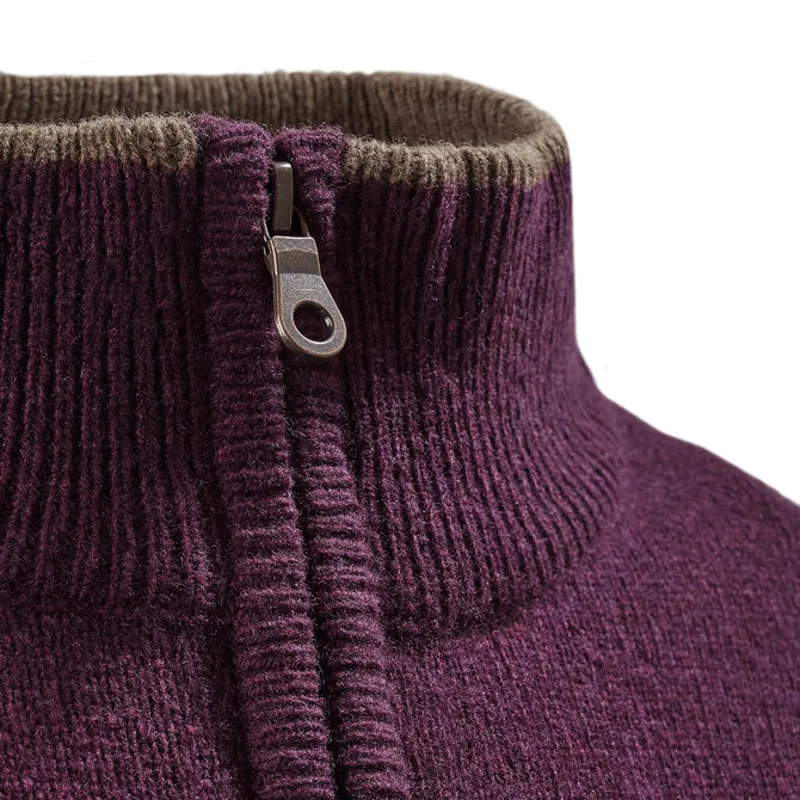 Musto shooting zip neck jumper top