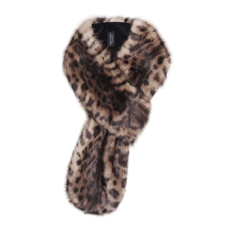Helen Moore Loop Scarf Ocelot