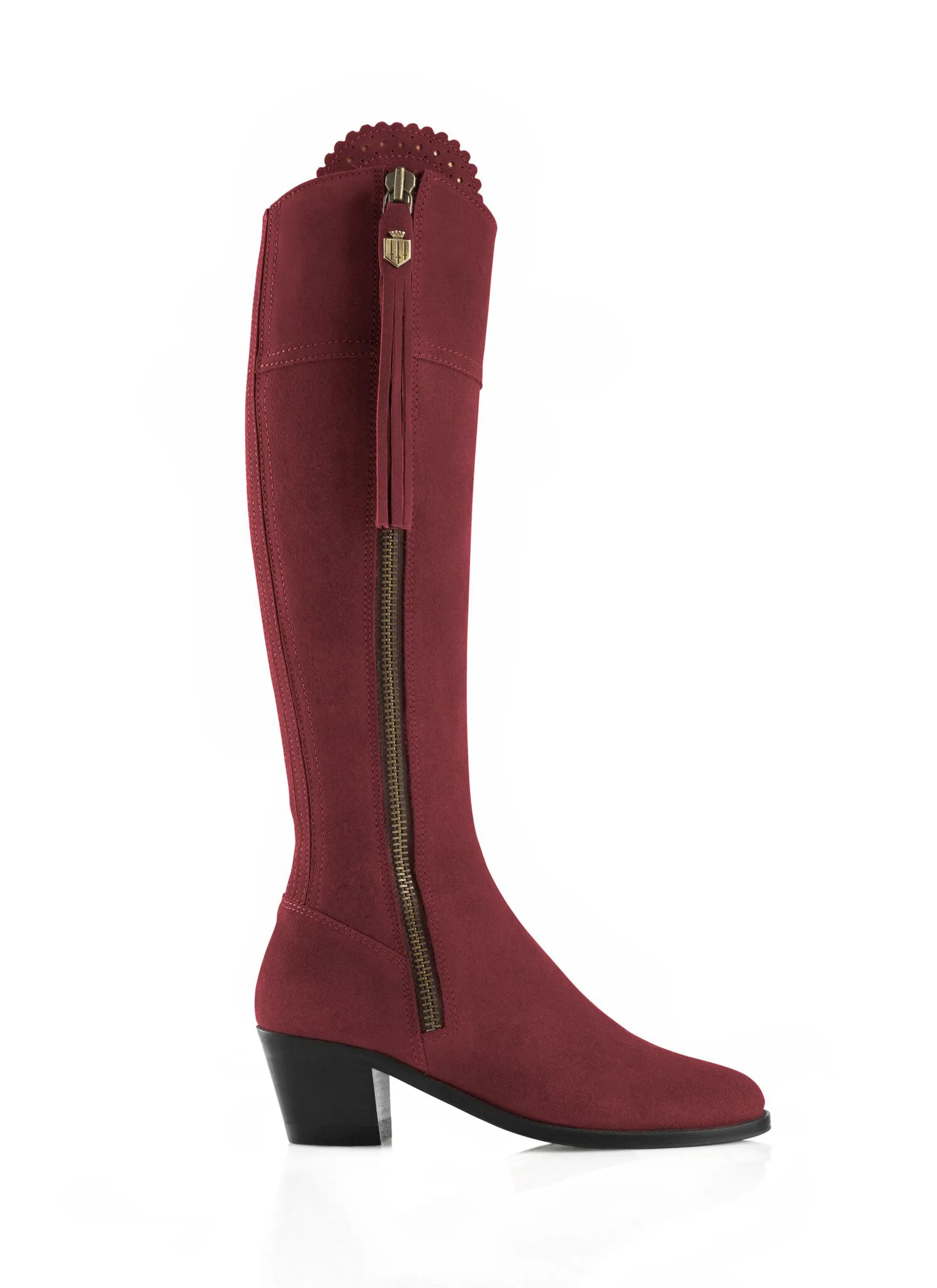 Fairfax and Favor Heeled Regina Boot Oxblood