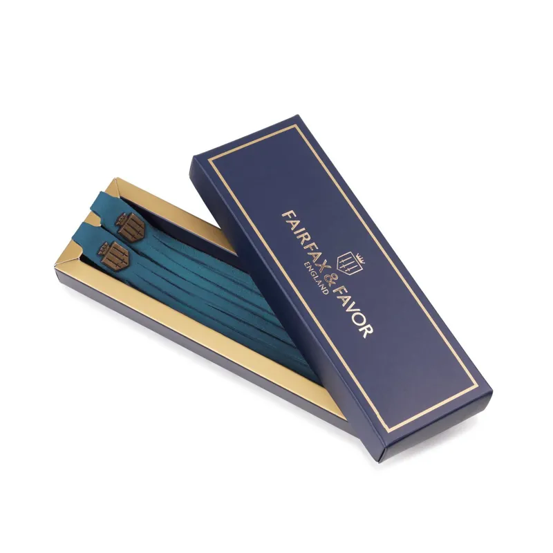 Fairfax and Favor Boot Tassels Petrol Blue