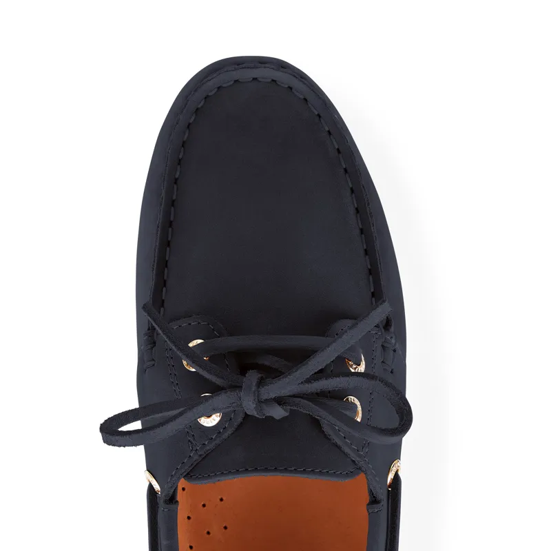 Fairfax and Favor Salcombe Deck Shoe - Navy-4
