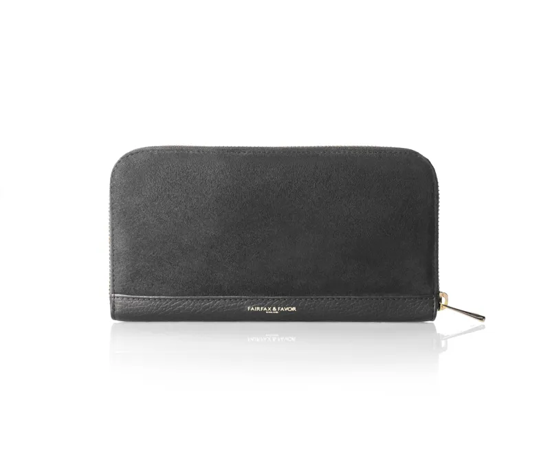 Fairfax and Favor Salisbury Purse Grey-2