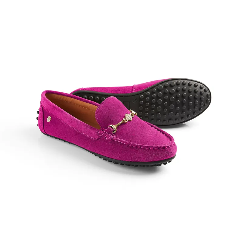 Fairfax and Favor Trinity Loafers - Fuchsia-2