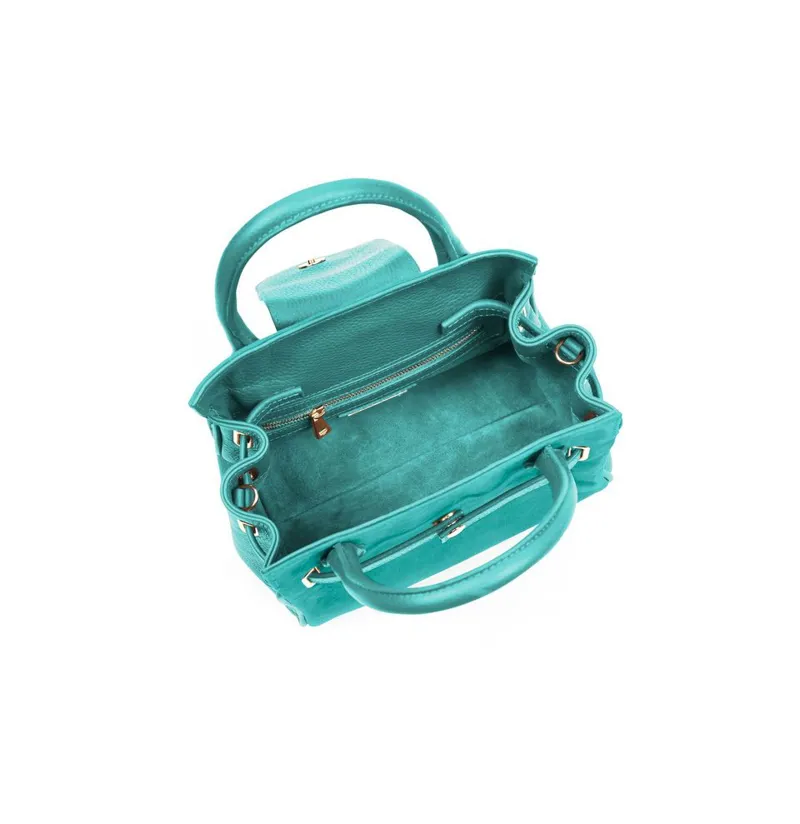 Fairfax and Favor Mini Windsor Bag - Turquoise-3