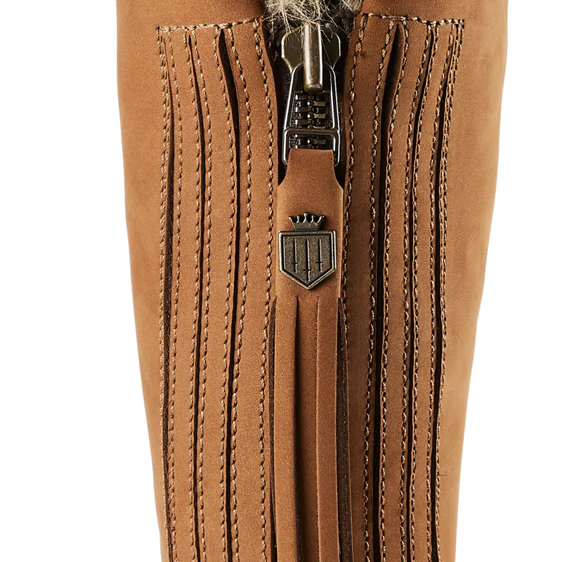 Fairfax and Favor Verbier Mid Calf Boot - Cognac Nubuck-3