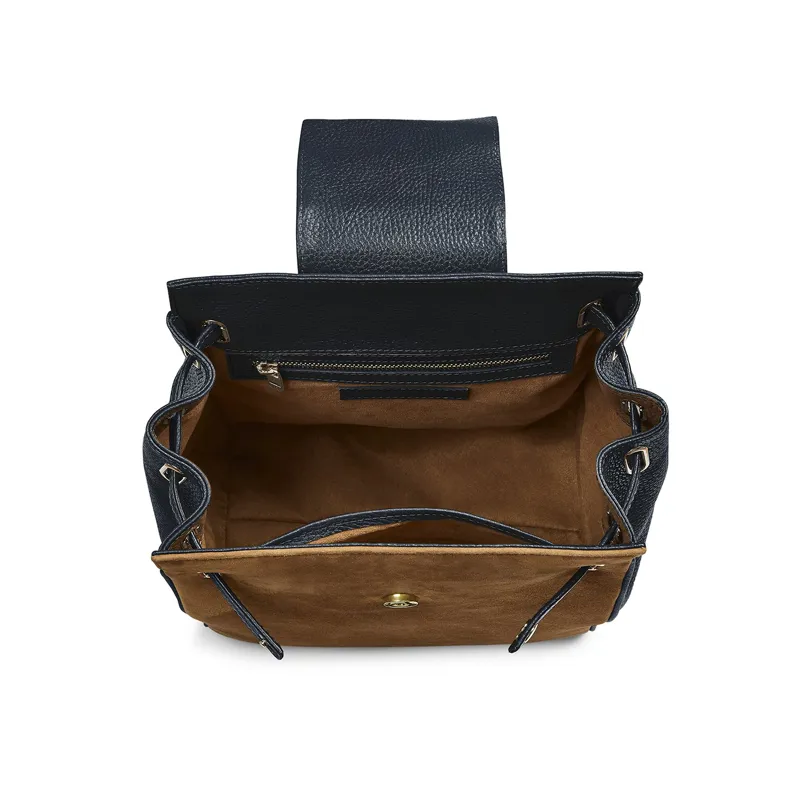 Fairfax and Favor Windsor Backpack - Tan/Navy-4