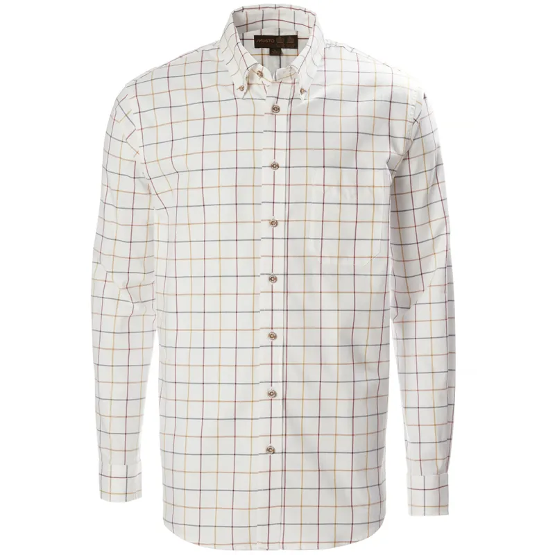 Musto Mens Classic Button Down Shirt Wimbourne Gold