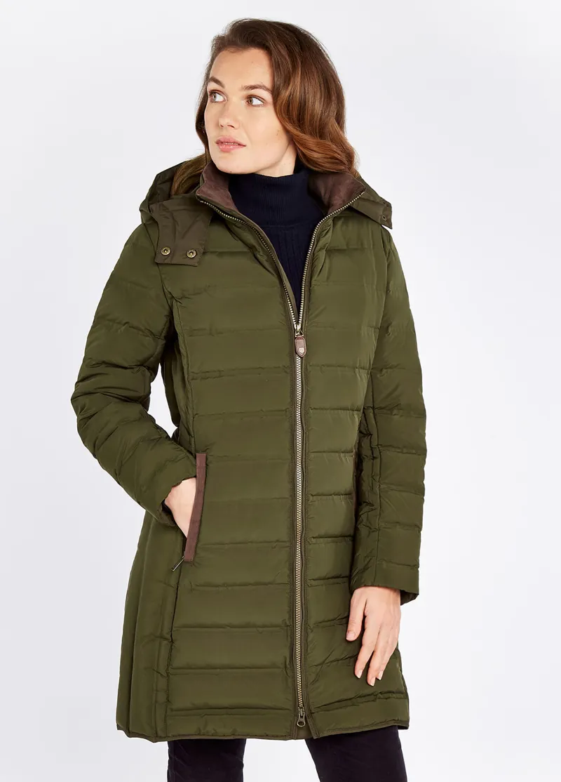 Dubarry Ladies Ballybrophy Quilted Jacket - Olive