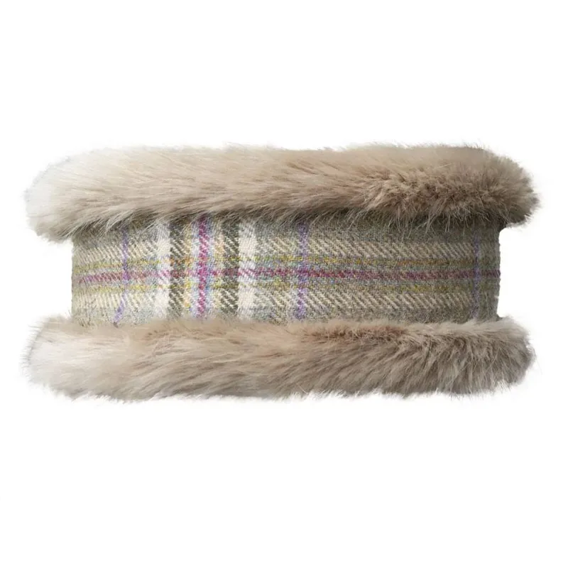 Annabel Brocks Reversible Headwarmer Beige  and  Spring