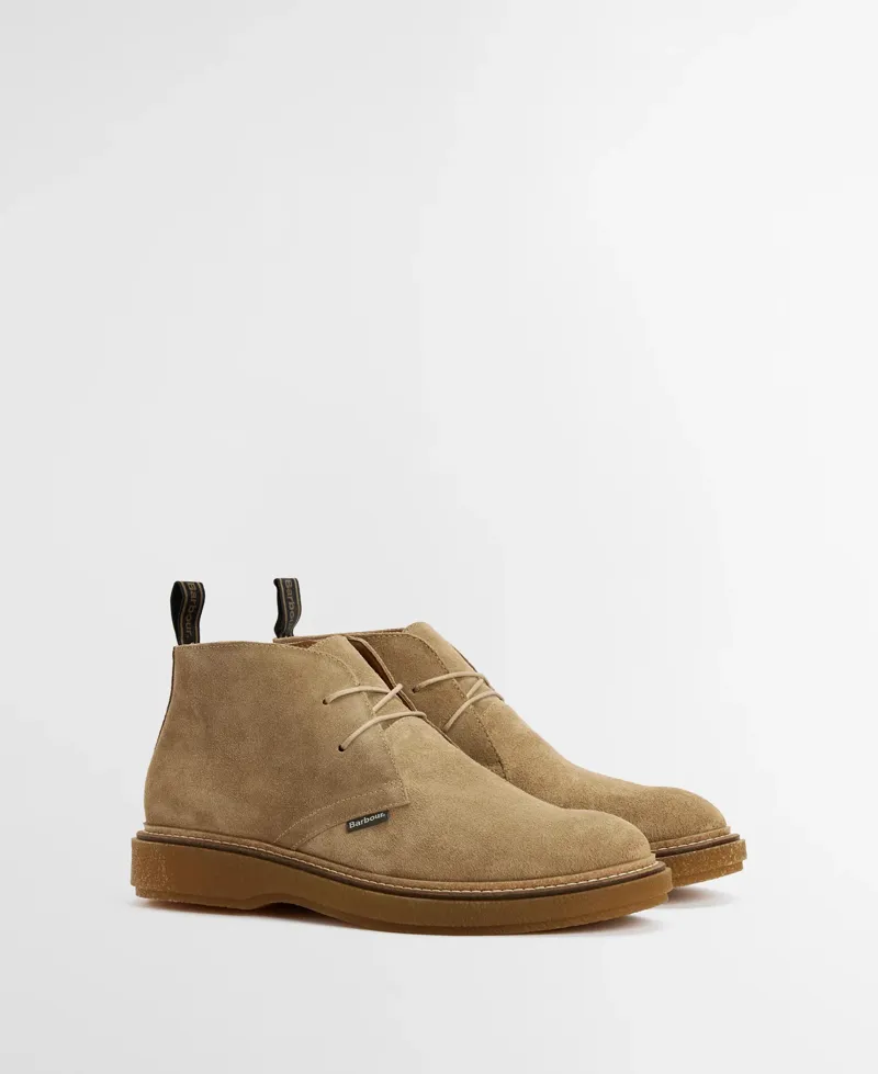 Barbour Blaine Chukka Boot - Taupe Suede