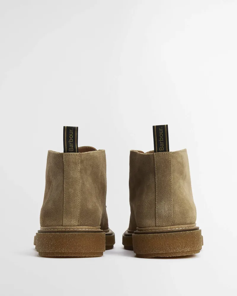 Barbour Blaine Chukka Boot - Taupe Suede-2