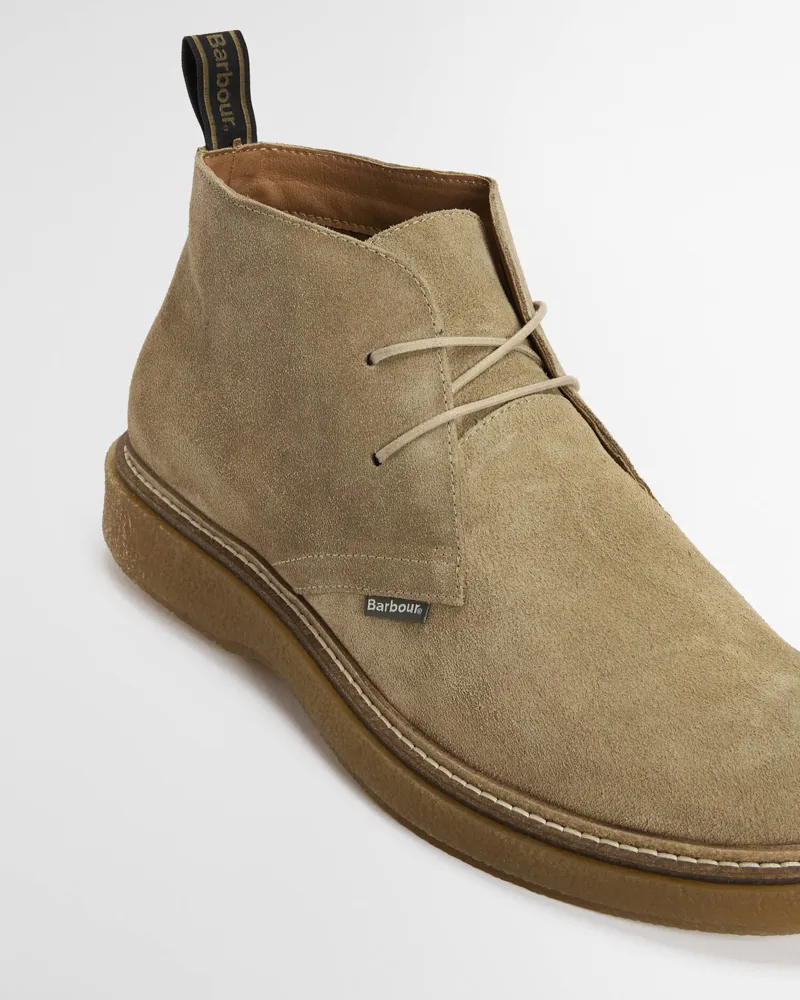 Barbour Blaine Chukka Boot - Taupe Suede-3
