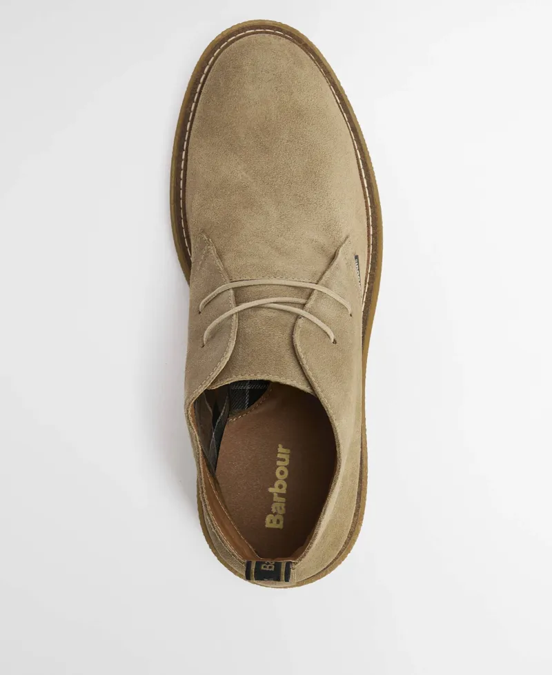 Barbour Blaine Chukka Boot - Taupe Suede-4