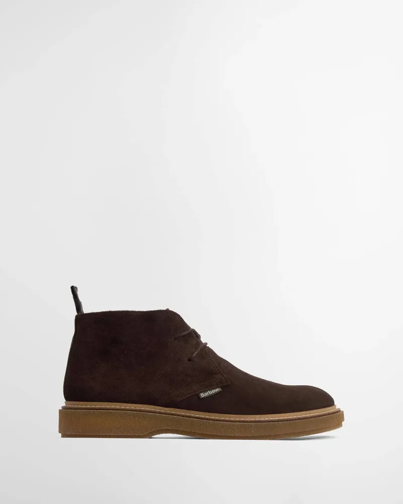 Barbour Blaine Chukka Boot - Choc Suede-3
