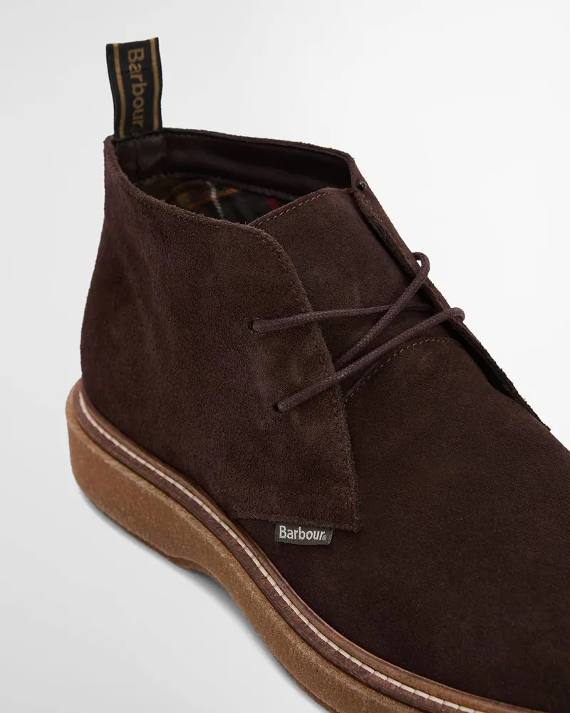 Barbour Blaine Chukka Boot - Choc Suede-1