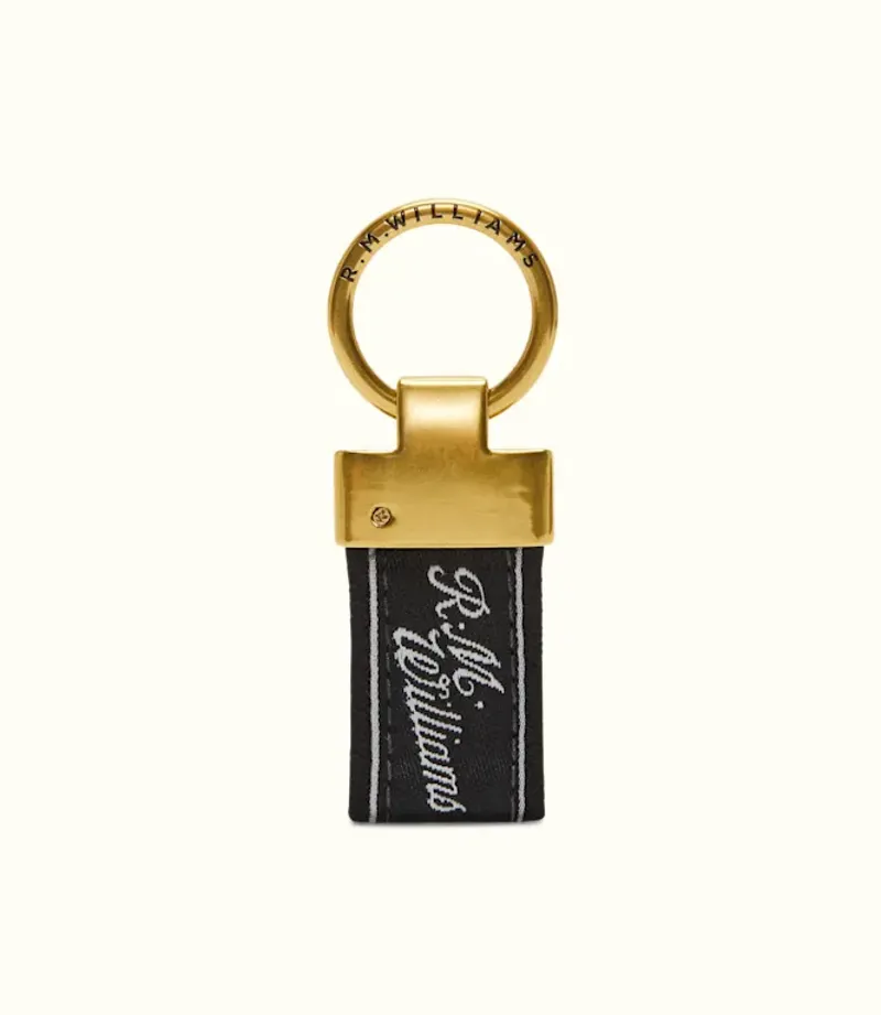 R.M Williams Clarendon Key Fob - Black
