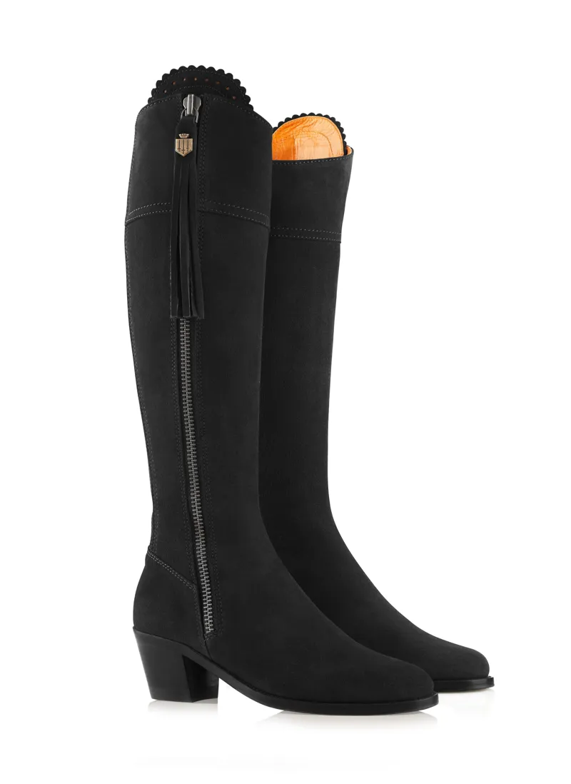 Fairfax and Favor Heeled Regina Boot - Black