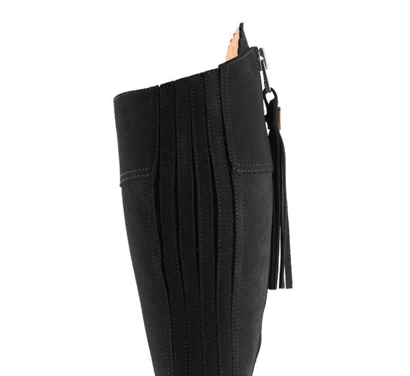 Fairfax and Favor Heeled Regina Boot - Black-5